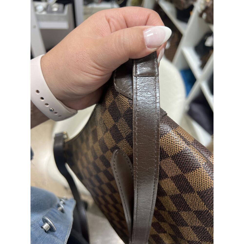 Louis Vuitton Damier Ebene Bloomsbury PM Crossbody Bag - Good Condition - Picture 6 of 8
